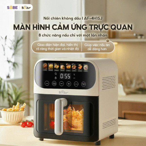 Đặc điểm nổi bật của nồi chiên không dầu Bear 6L 