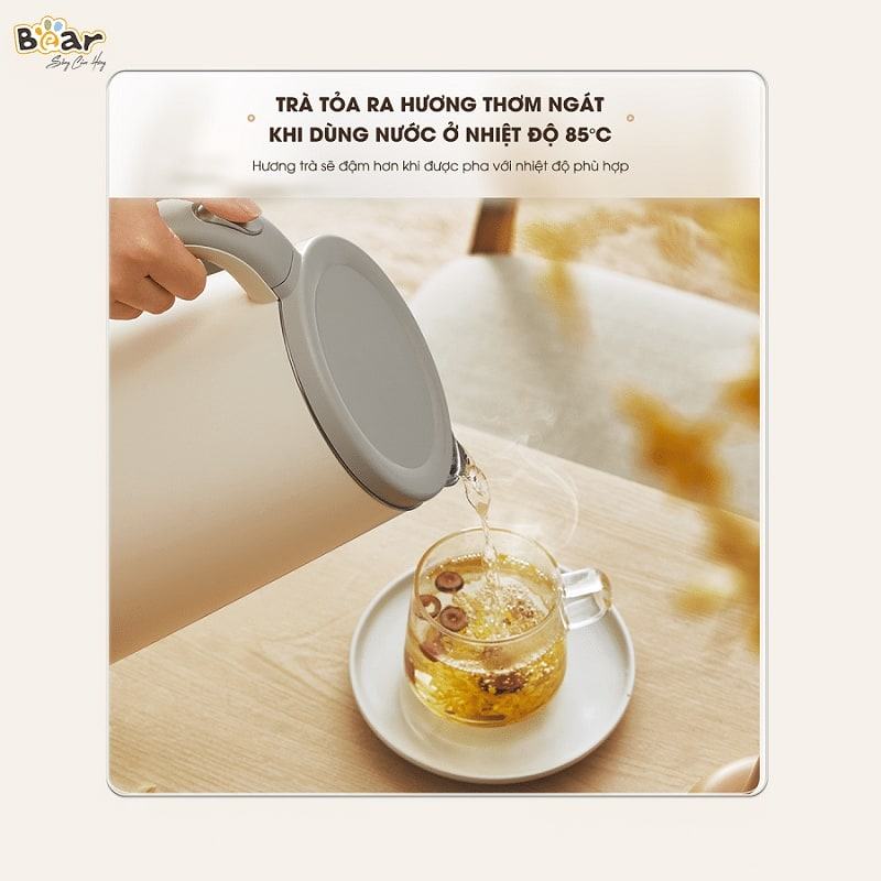 Ấm đun nước giữ nhiệt Bear là trợ thủ đắc lực cho mọi gia đình hiện đại