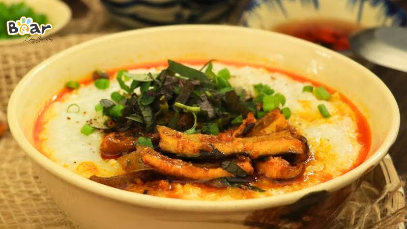 Cháo lươn cho bé ăn dặm