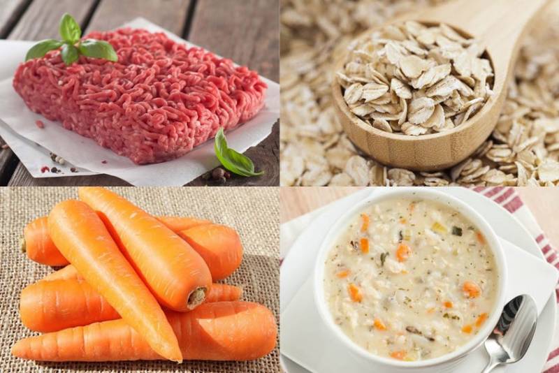 Cháo thịt heo yến mạch