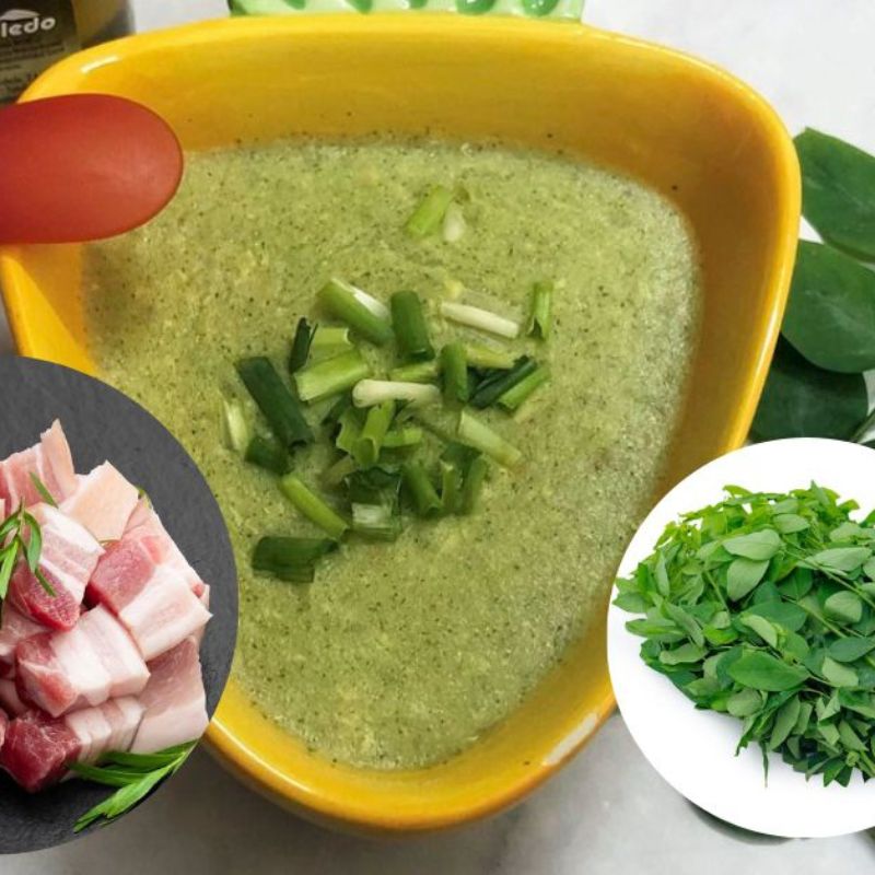 Cháo thịt heo rau ngót
