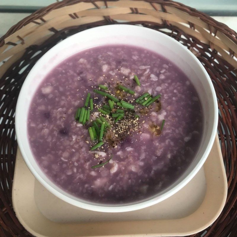 Cháo yến mạch khoai lang