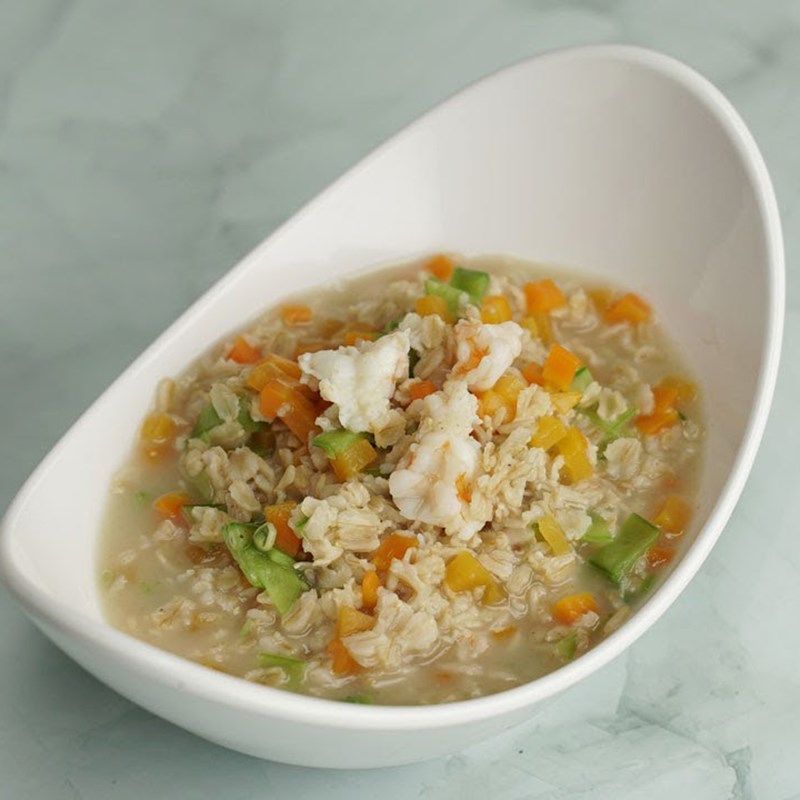Cháo yến mạch rau củ