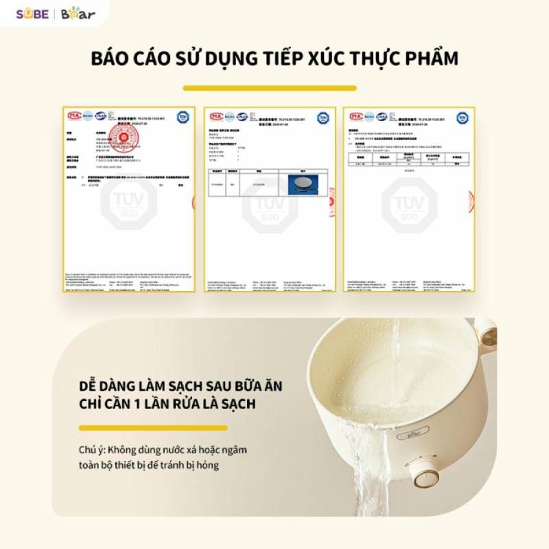 Chất liệu cao cấp, an toàn đầy đủ chứng nhận