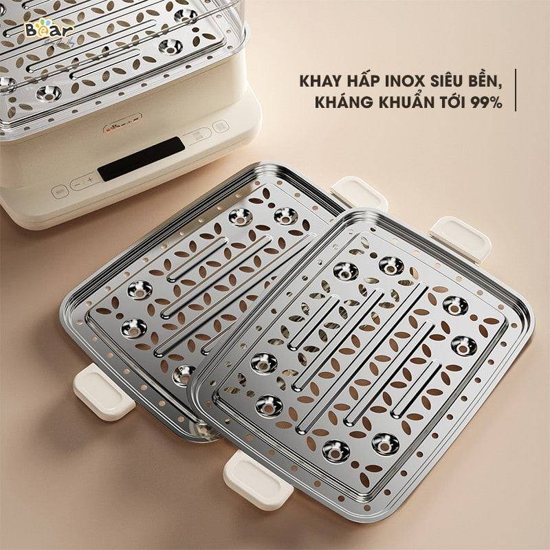 Chất liệu inox siêu bền, an toàn cho người sử dụng