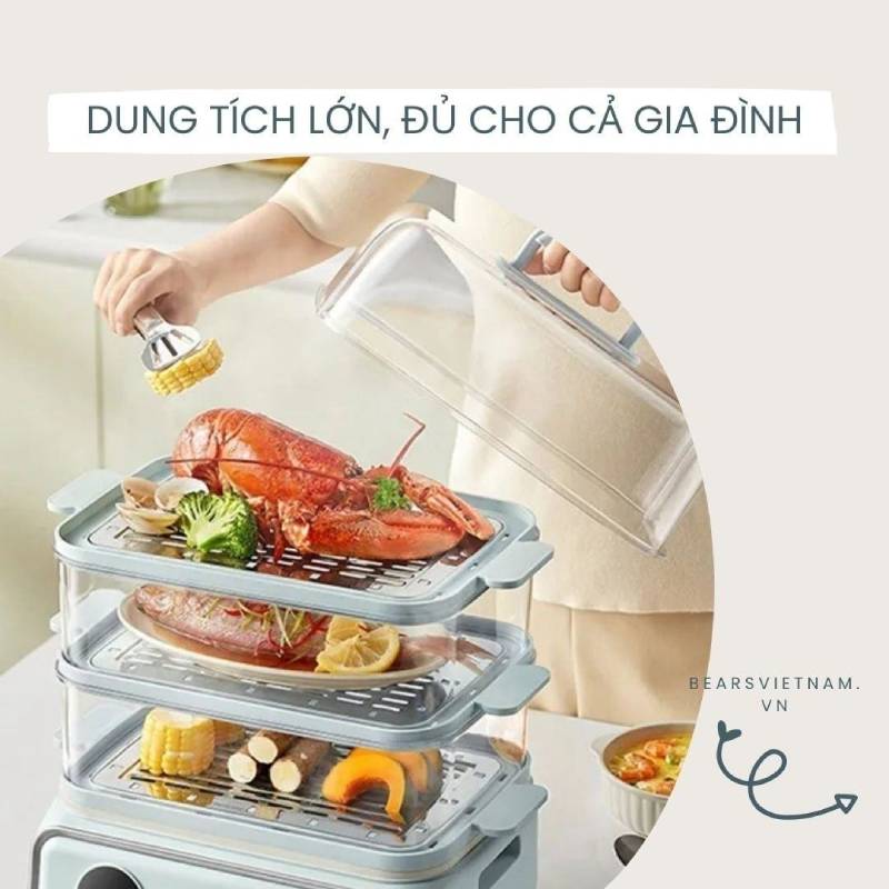 Công suất và dung tích lớn phù hợp cho cả gia đình