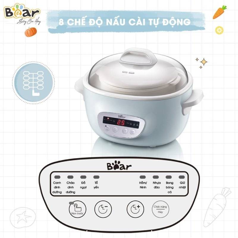 Đa dạng chế độ nấu trên bảng điều khiển