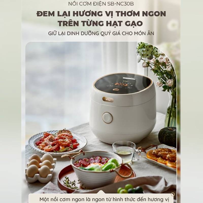 Đặc điểm nổi bật của nồi cơm điện Bear 3L