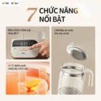 Đặc điểm nổi bật của máy đun nước hâm sữa Bear WW-4H12W (Bản quốc tế)