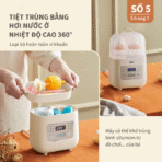 Đặc điểm nổi bật của máy hâm sữa tiệt trùng Bear BW-4H03M
