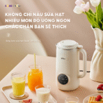 Đặc điểm nổi bật của máy làm sữa hạt Bear 0.6L SB-SH06C