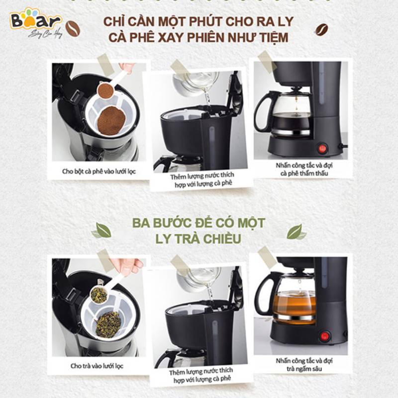 Đặc điểm nổi bật của máy pha cà phê Espresso Bear