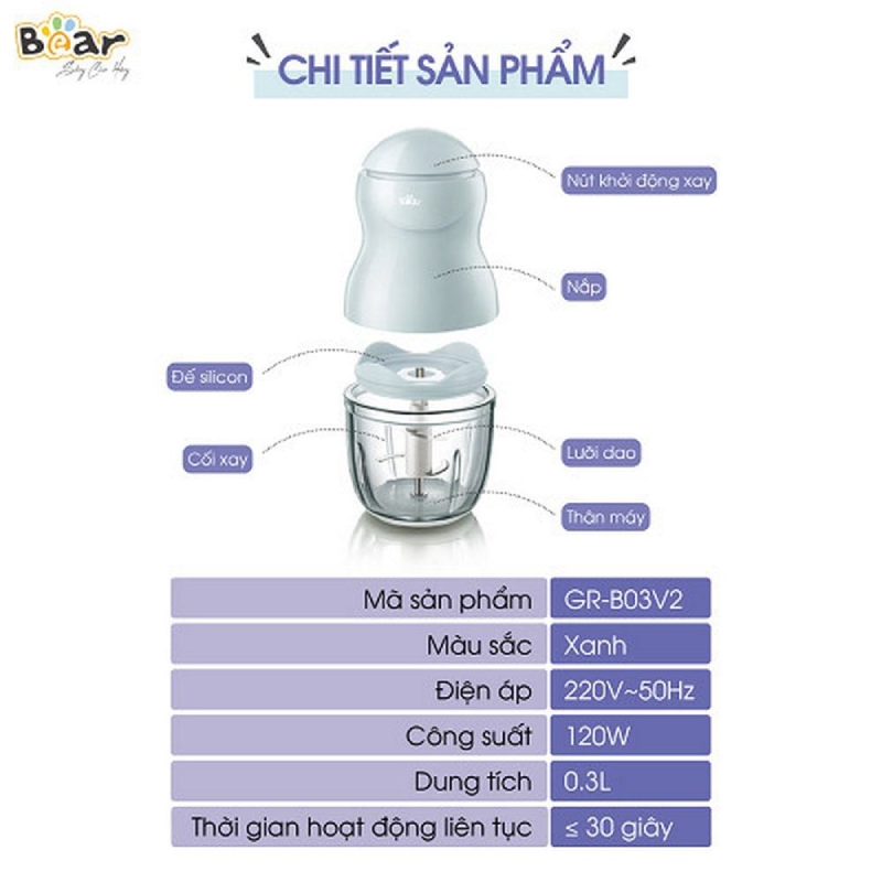 Dễ dàng sử dụng, nấu đa dạng món trong thực đơn ăn dặm cho bé mỗi ngày