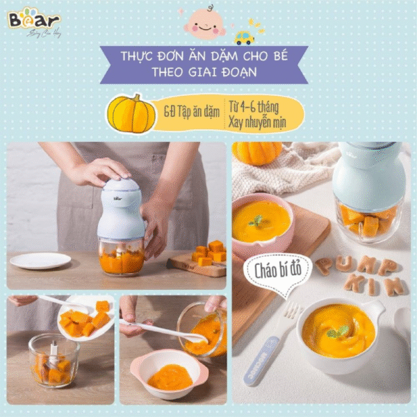 Đặc điểm nổi bật của máy xay ăn dặm Bear GR-B03V2