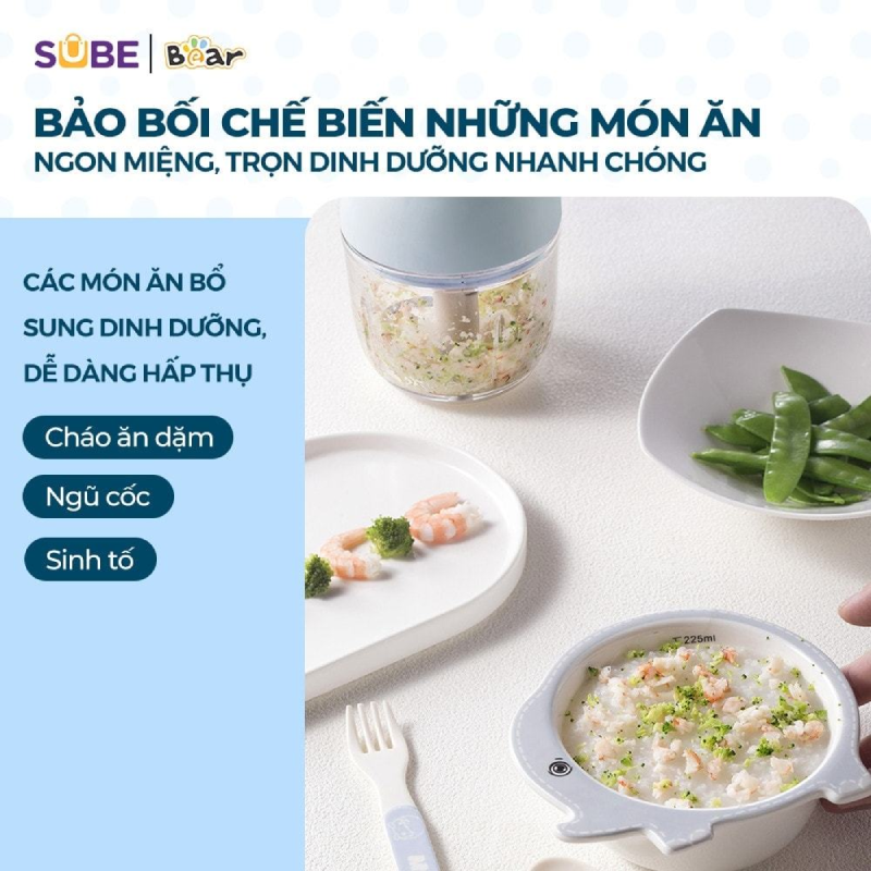 Tính năng thông minh với 8 tốc độ xay khác nhau