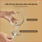 Dễ dàng sử dụng và tháo lắp giúp vệ sinh sạch sẽ từ sâu bên trong