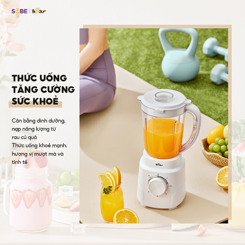 Máy xay giúp bạn chế biến đồ uống thơm ngon cực nhanh chóng