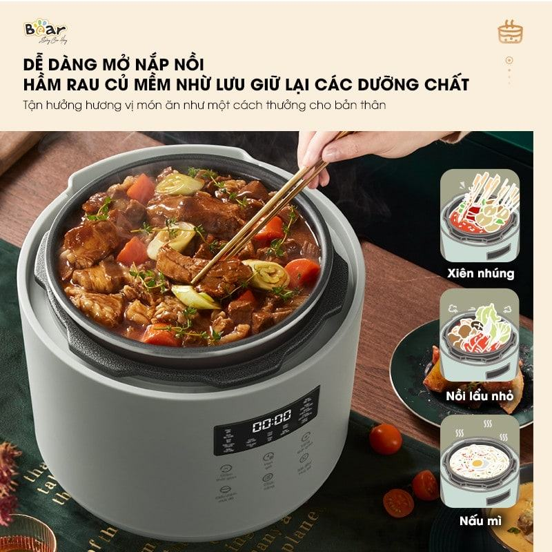 Tính năng thông minh với đa dạng chức năng nấu