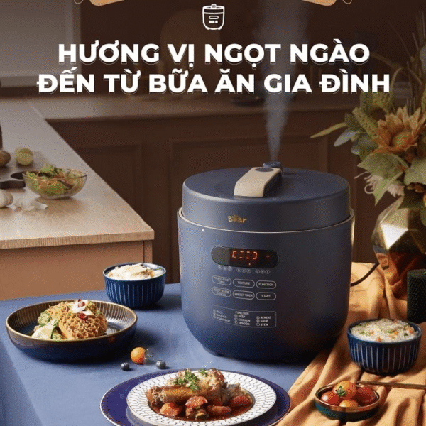 Đặc điểm của nồi áp suất Bear 5L