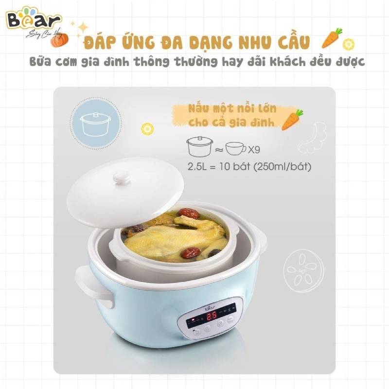 Phù hợp nấu cho cả gia đình thưởng thức món ngon