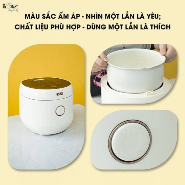 Thiết kế nhỏ gọn với màu sắc trang nhã, ấm áp