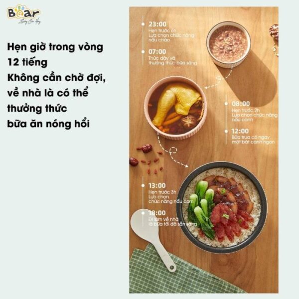 Tính năng nấu ăn thông minh với thao tác cực kỳ đơn giản, dễ dùng 