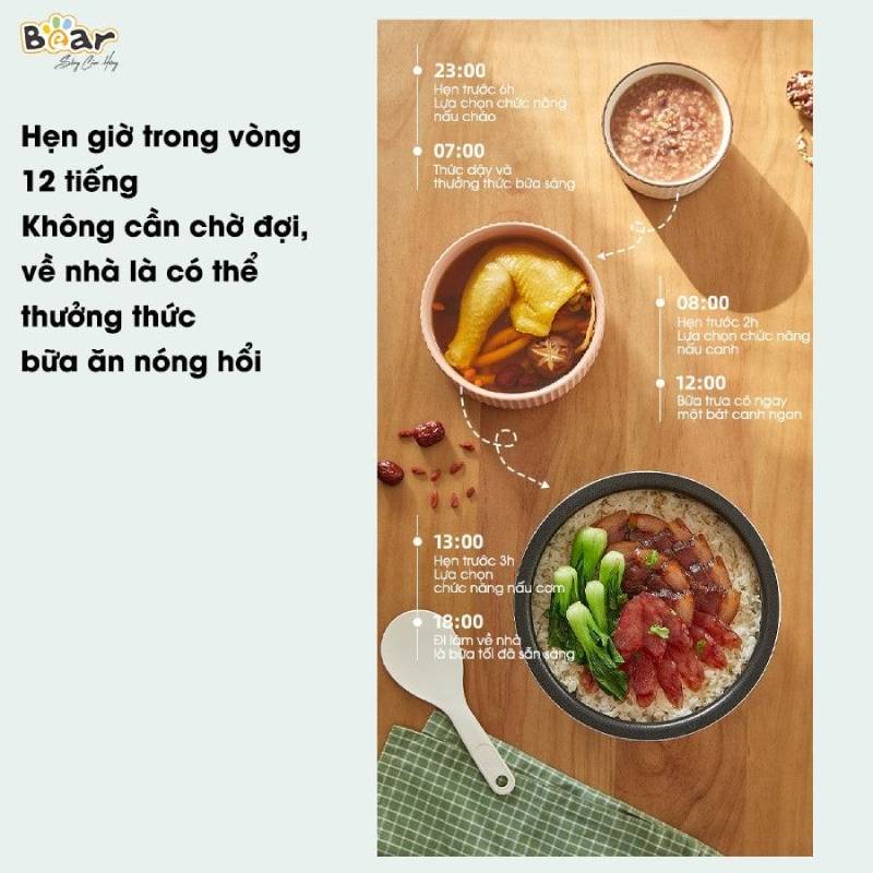 Tính năng nấu ăn thông minh với thao tác cực kỳ đơn giản, dễ dùng