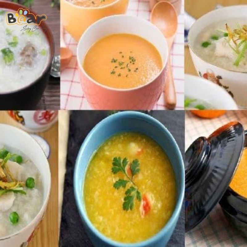 Cháo thịt cho bé ăn dặm