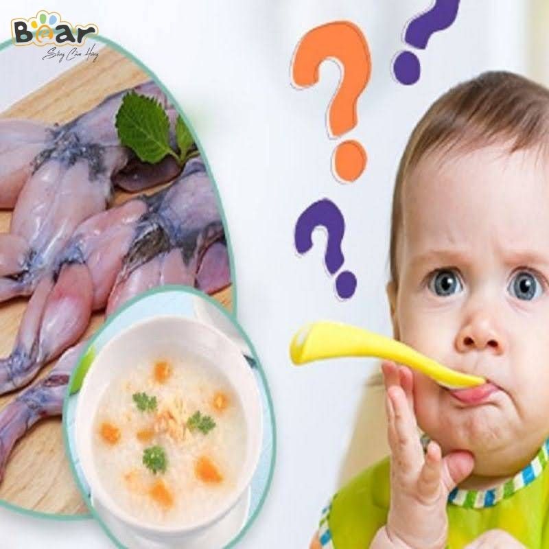 Lợi ích của thịt ếch đối với sức khỏe của bé