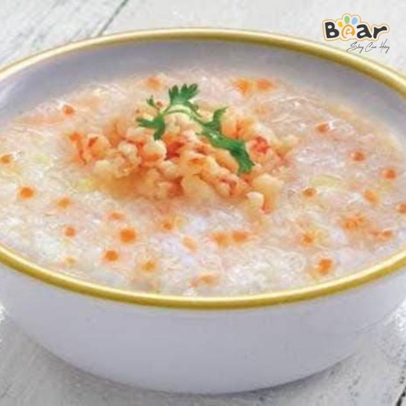 Cháo gà với hàm lượng dinh dưỡng cao phù hợp ăn dặm cho bé