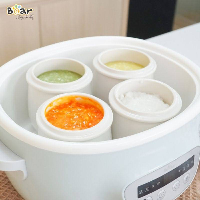 Cho nguyên liệu vào thố số