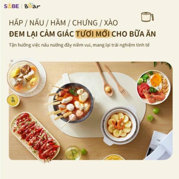 Đa dạng chức năng với 5 chế độ nấu 