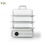 Nồi hấp điện 4 tầng 21.5L Bear DZG-P20W7