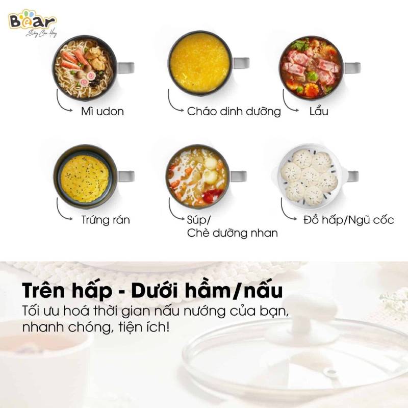 Chế biến linh hoạt đa dạng món