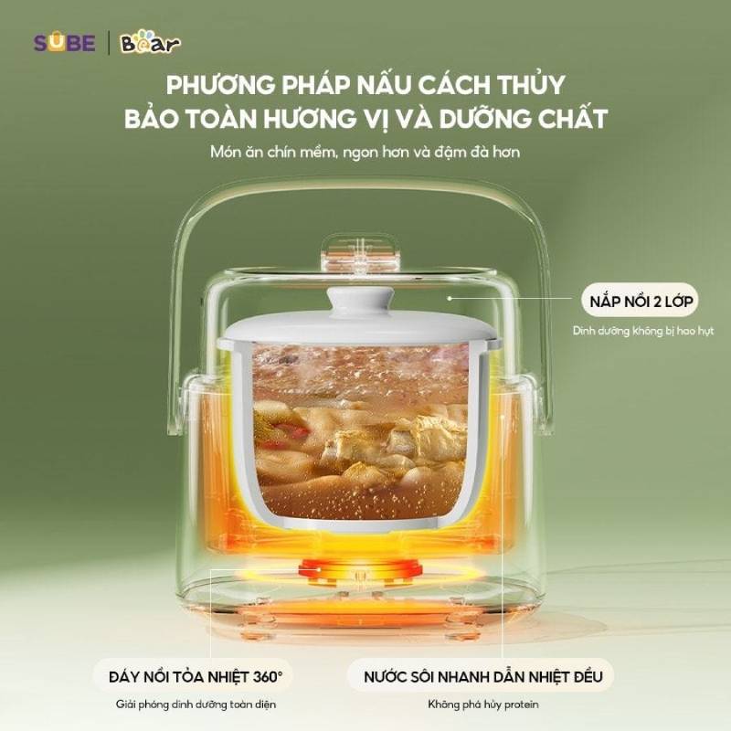 Đa dạng tính năng, nấu được đa dạng món 