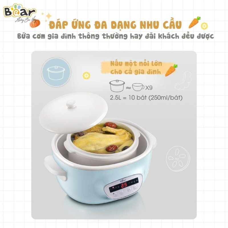 Phù hợp nấu cho cả gia đình thưởng thức món ngon
