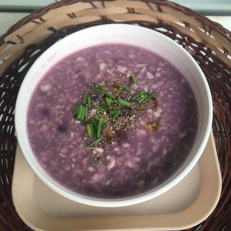 Cháo yến mạch khoai lang