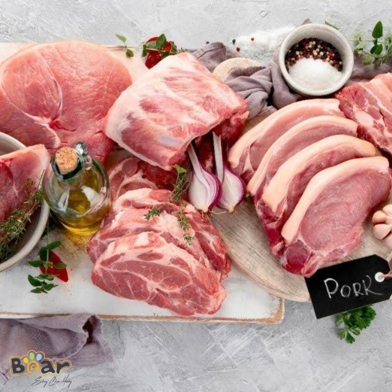 Thịt heo – nguồn đạm “quốc dân” trong thực đơn ăn dặm