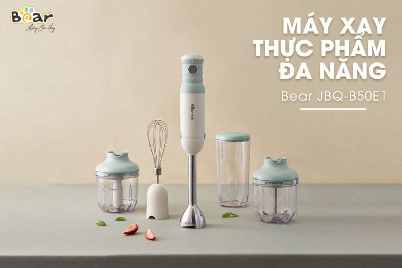Đặc điểm nổi bật của bộ máy xay cầm tay đa năng Bear JBQ-B50E1