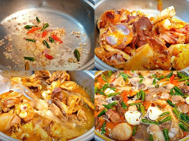 Bước 2: Ướp gà và nướng gà