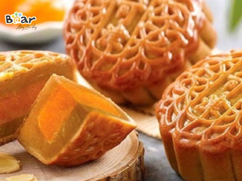 Bánh nướng đậu xanh ăn dặm