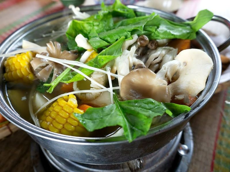 Cách nấu lẩu rau củ quả