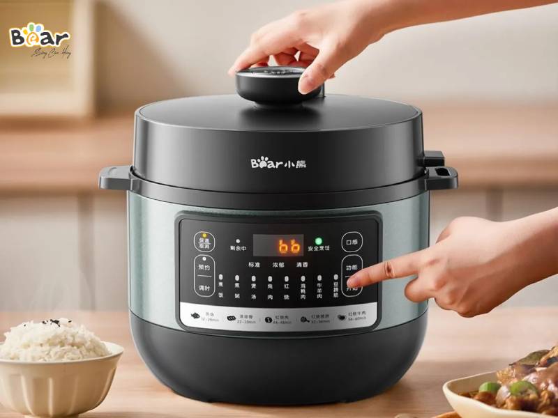 cách sử dụng nồi áp suất bear
