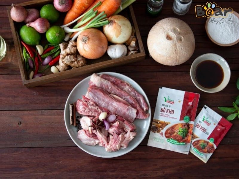 Chuẩn bị nguyên liệu