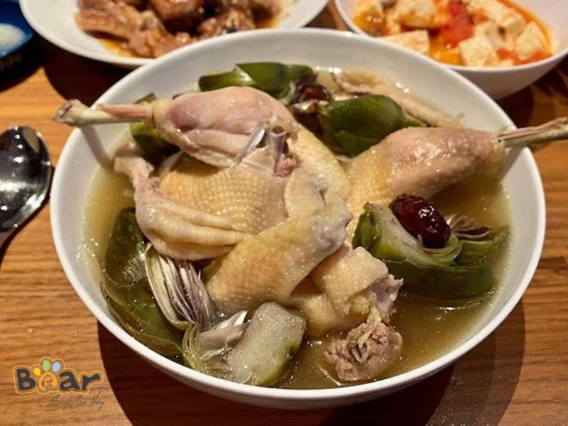 Công dụng của món gà hầm