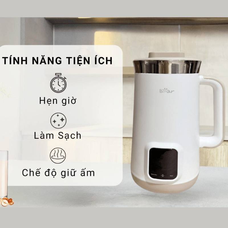 Máy làm sữa hạt là giải pháp phù hợp cho những ai yêu thích tiện lợi
