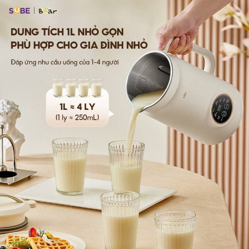 Máy làm sữa hạt là giải pháp phù hợp cho những ai yêu thích tiện lợi