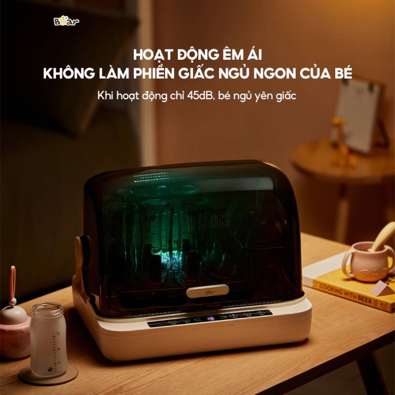 Máy sấy tiệt trùng bình sữa Bear SB-MTT20 (Bản quốc tế)