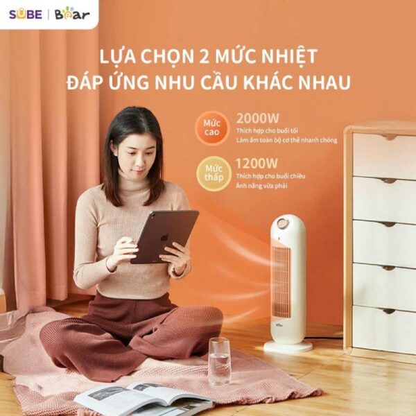 Đặc điểm nổi bật của máy sưởi gốm Bear SH-4H20A