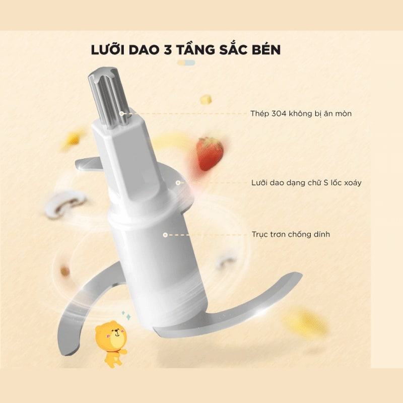 Tính năng thông minh với 2 chế độ xay chuyên nghiệp 